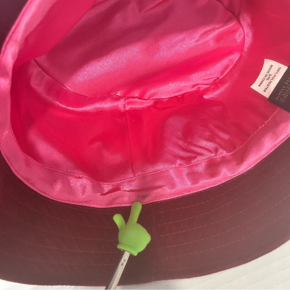 Wilsons Leather Pelle Studio Burgundy Velvet Fedora Hat L/XL Pink Satin Band VTG - Picture 3 of 10